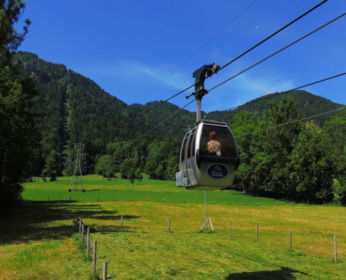 Mit der Bergbahn auf's Brauneck